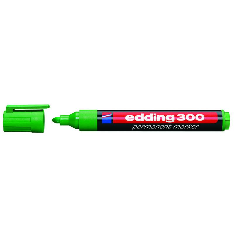 Маркер edding Permanent e-300/04, 1,5-3 мм круглий зелений
